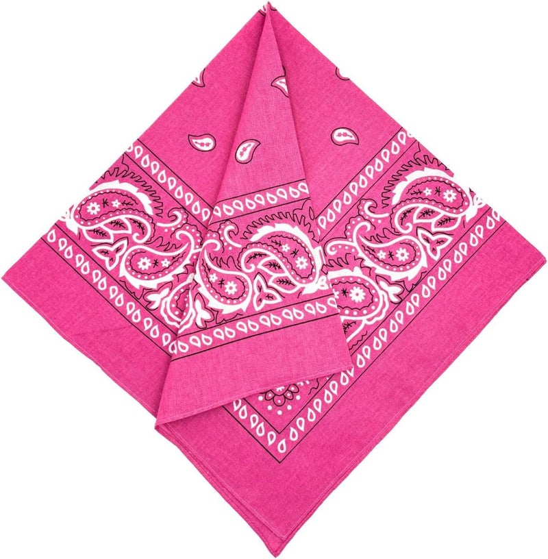 MD Style Extra Large Bandana 27” x 27” 100% Cotton for Men & Women Paisley Handkerchief Headband Scarf Jumbo Bandanas - Image 2